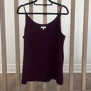 Reitmans Burgundy Camisole Top with Soft Fabric